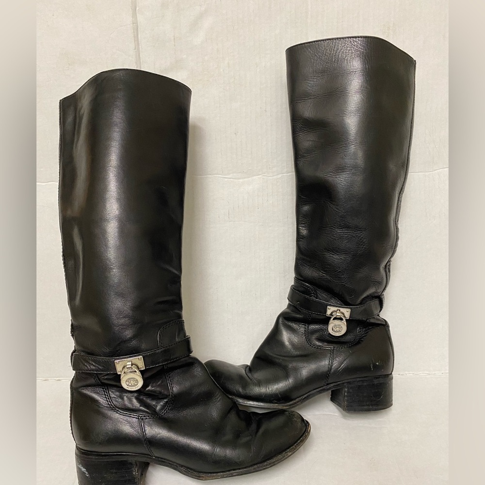 Michael Kors Ladies Size 6 Tall Black Boots